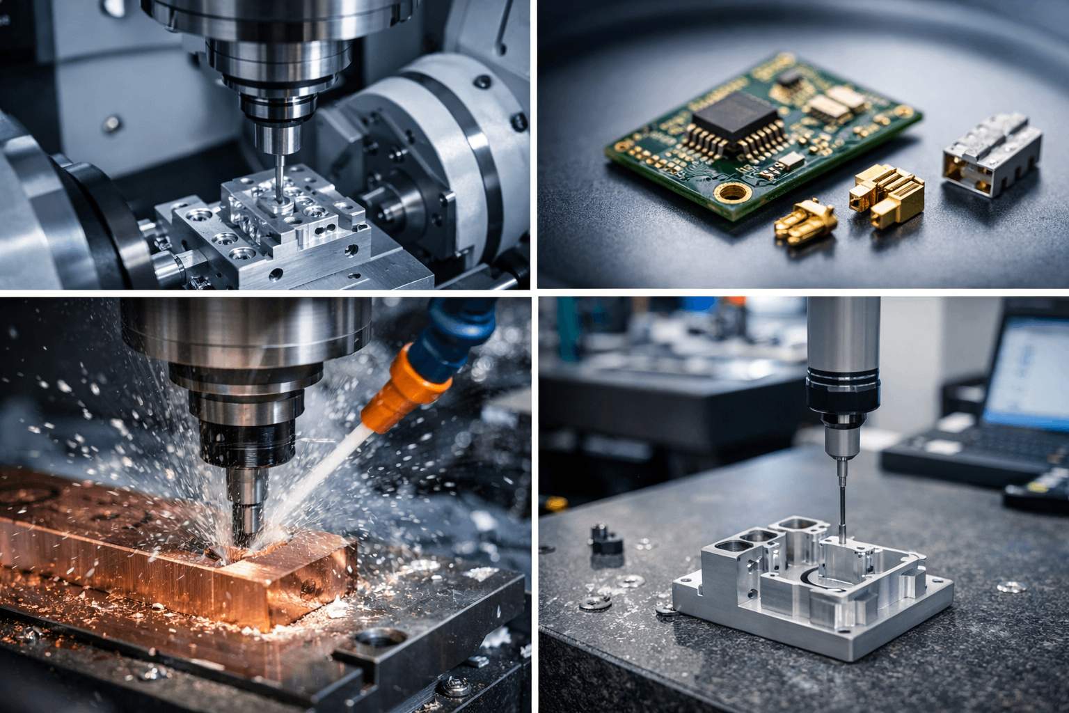 Mecanizado de precisión CNC para electrónica: desafíos y soluciones